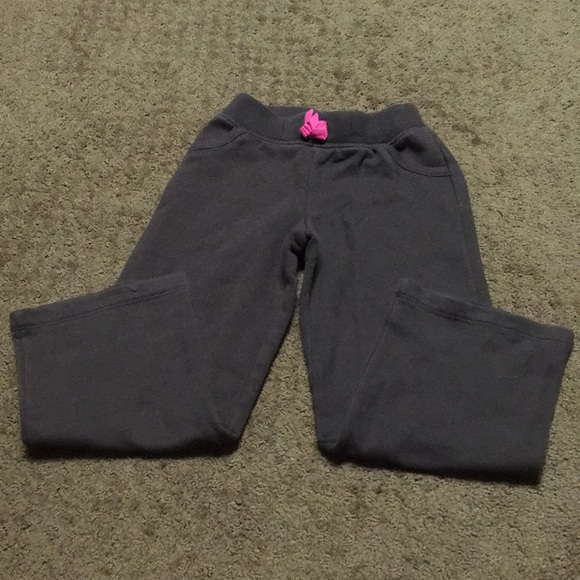 Jogging pants for Girls Sz 5 solid thick brown jogging style EUC - Picture 4 of 7